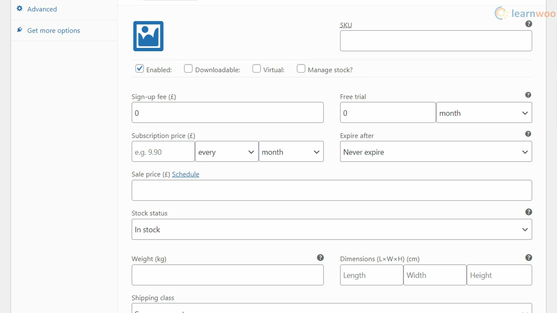 variable subscription product