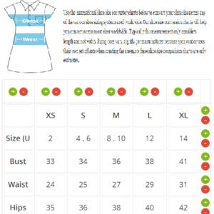 CC PRoduct Size Guide - LearnWoo