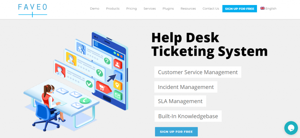 10 Best Open Source Help Desk Support Ticketing Systems LearnWoo   Faveo 1024x470 