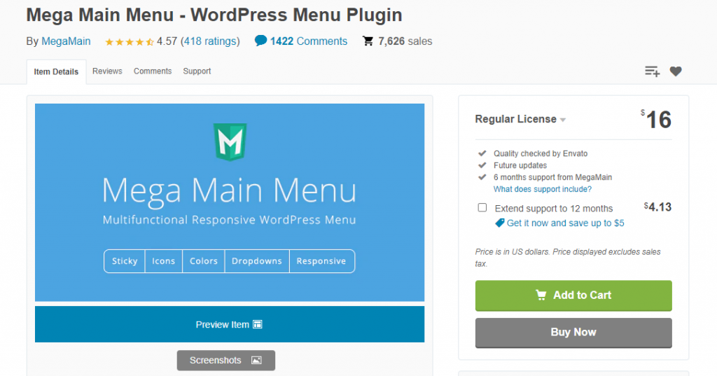 WordPress Menu Plugins