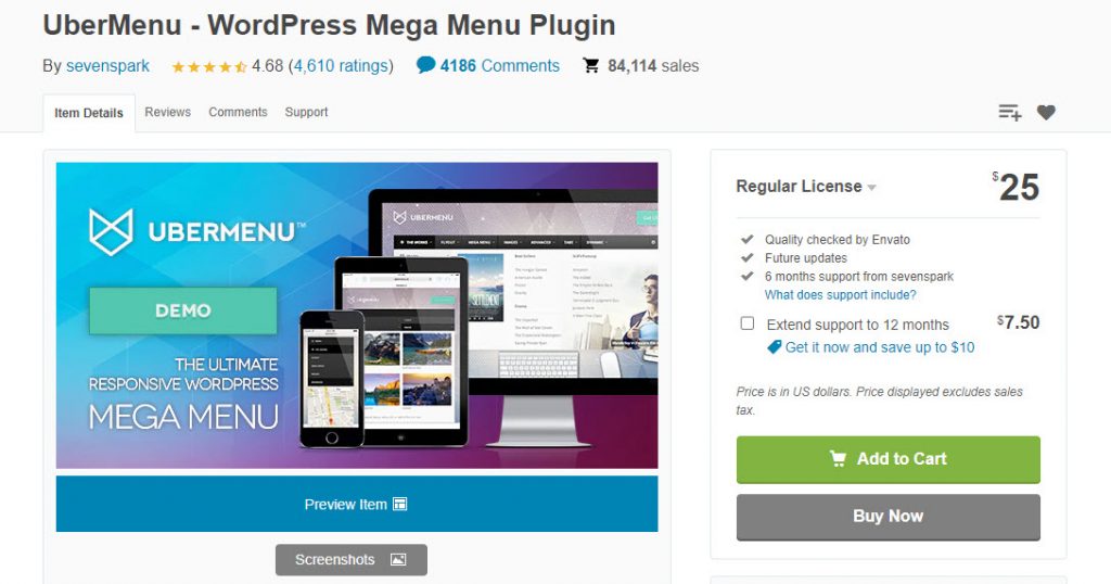 WordPress Menu Plugins