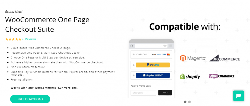 WooCommerce One Page Shopping Plugins