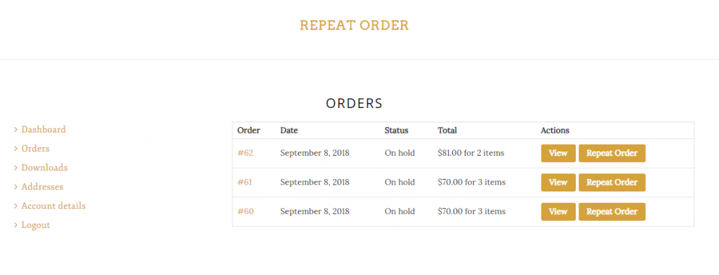 How to Allow Customers to Repeat Orders on WooCommerce (with video