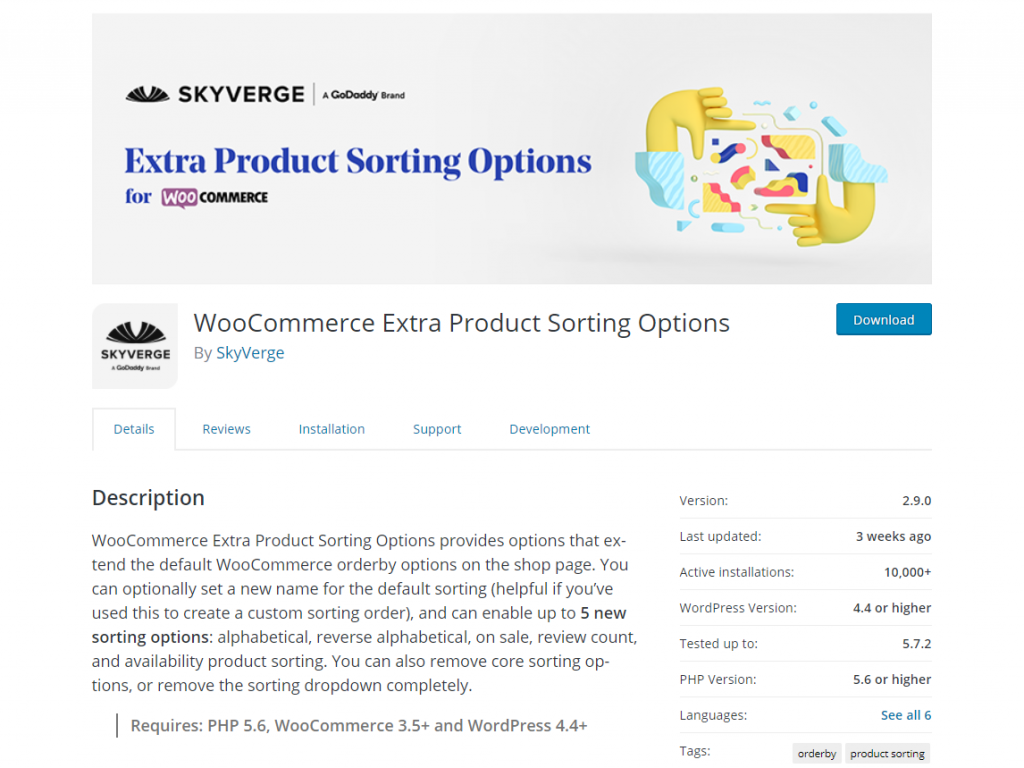 Reorder products in WooCommerce