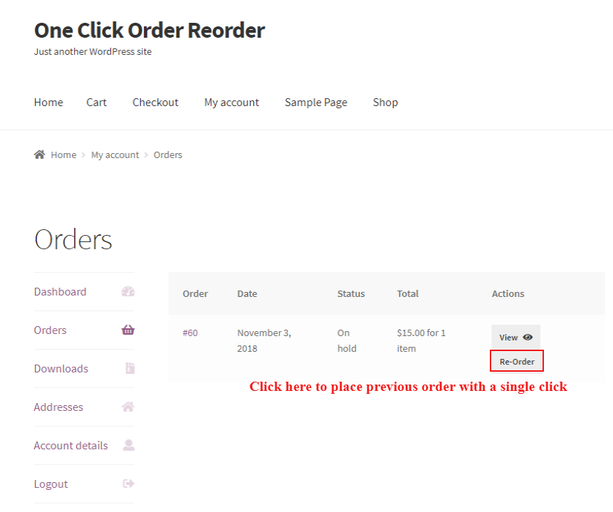 How to Allow Customers to Repeat Orders on WooCommerce (with video) -  LearnWoo