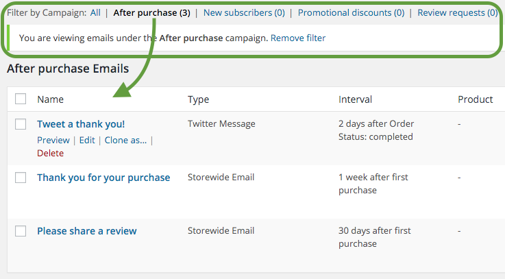 WooCommerce Follow Up Emails Plugin | Group Multiple Follow Ups into Campaigns