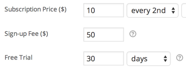 WooCommerce Subscriptions | Set Up Sign Up Fee and Free Trials