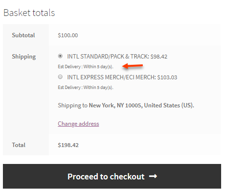 WooCommerce Australia Post Shipping Method Plugin | Show the Estimated Delivery Date