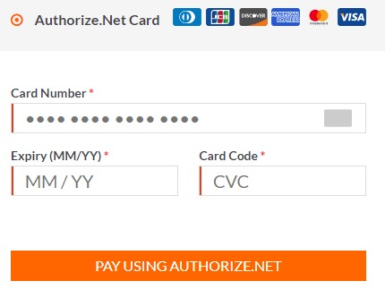 WooCommerce Authorize.net Plugin | Supports Major Debit & Credit Cards