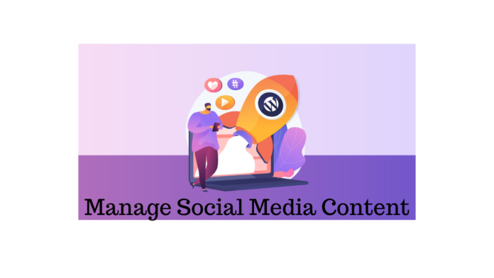 manage social media