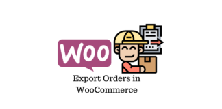 Export orders in WooCommerce
