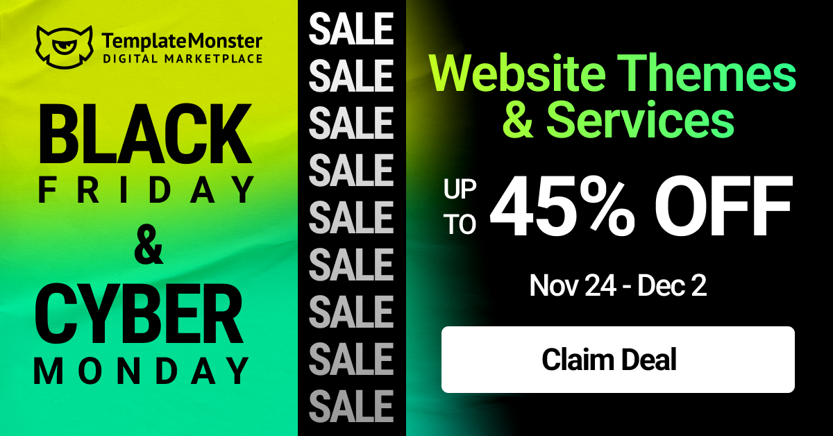 TemplateMonster BFCM Deal 2025