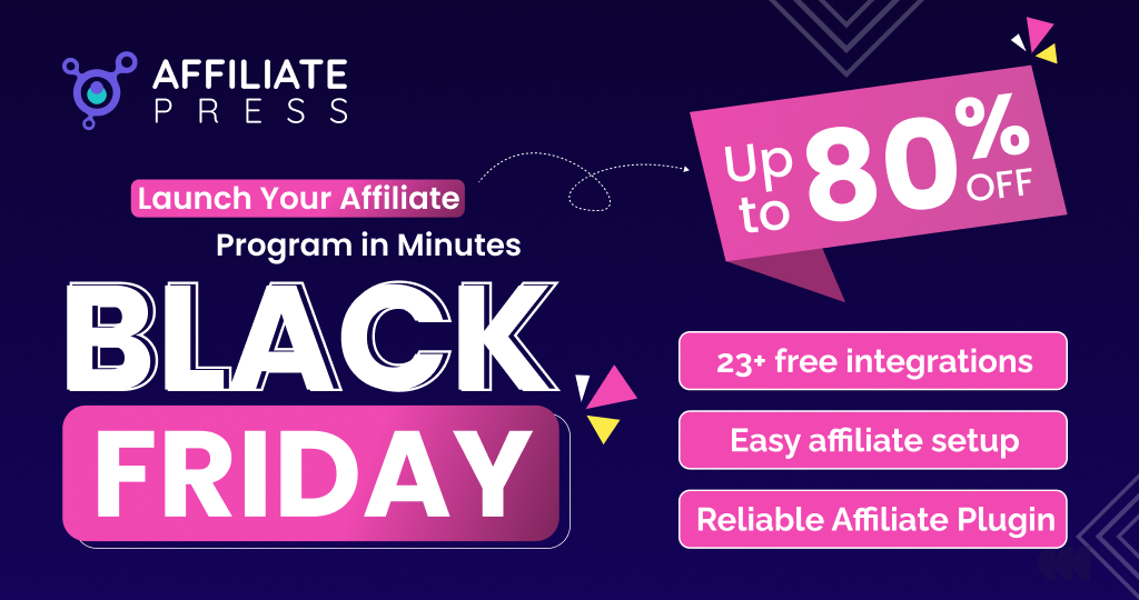 AffiliatePress Black Friday Banner 