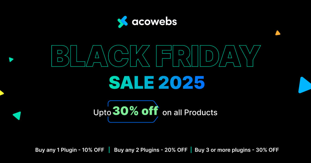 Acowebs BFCM 2025 Deal
