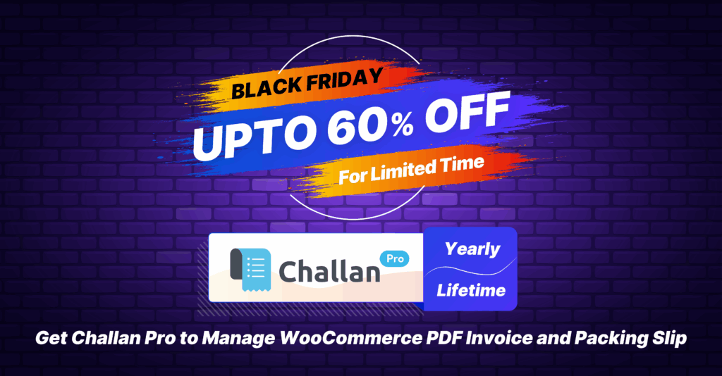 Challan Plugin by Webappick Black Friday Banner