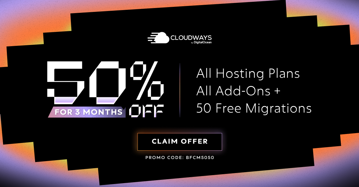Cloudways BFCM Deal 2025