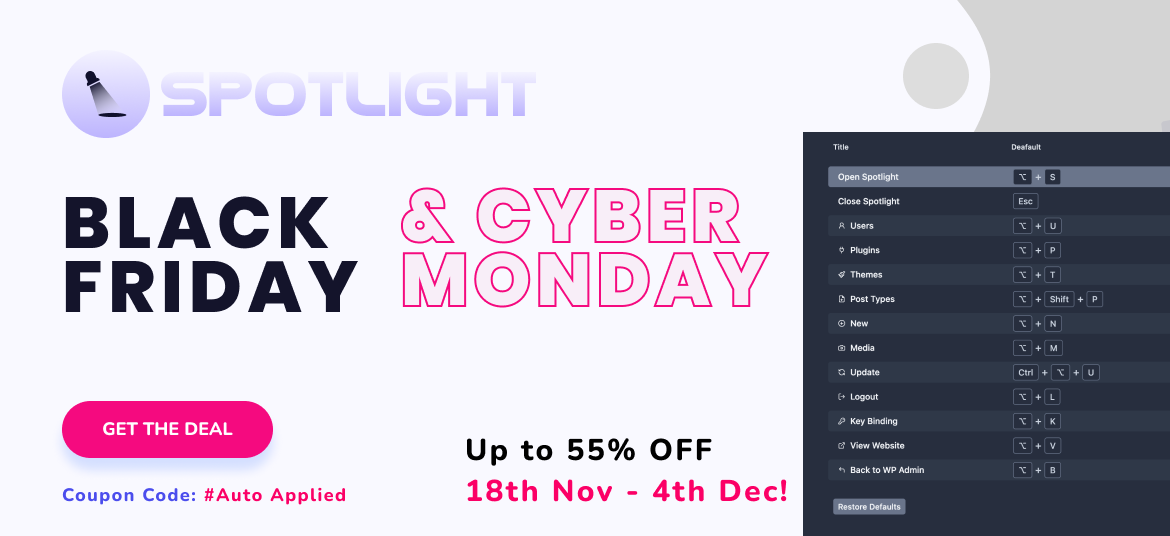 WP Spotlight Black Friday Deals