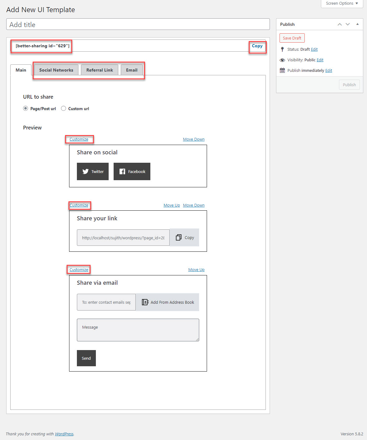 Edit UI Template - LearnWoo