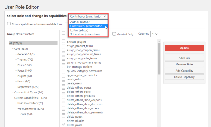 A Detailed Guide on WordPress & WooCommerce User Role Editor - LearnWoo