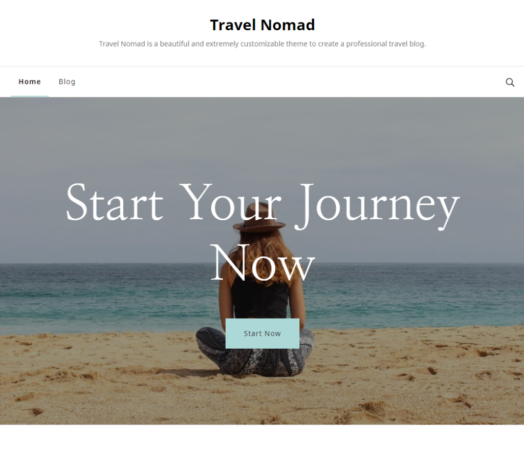 preview image of travel nomad theme