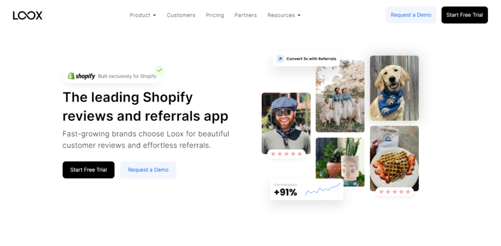 Loox Shopify app