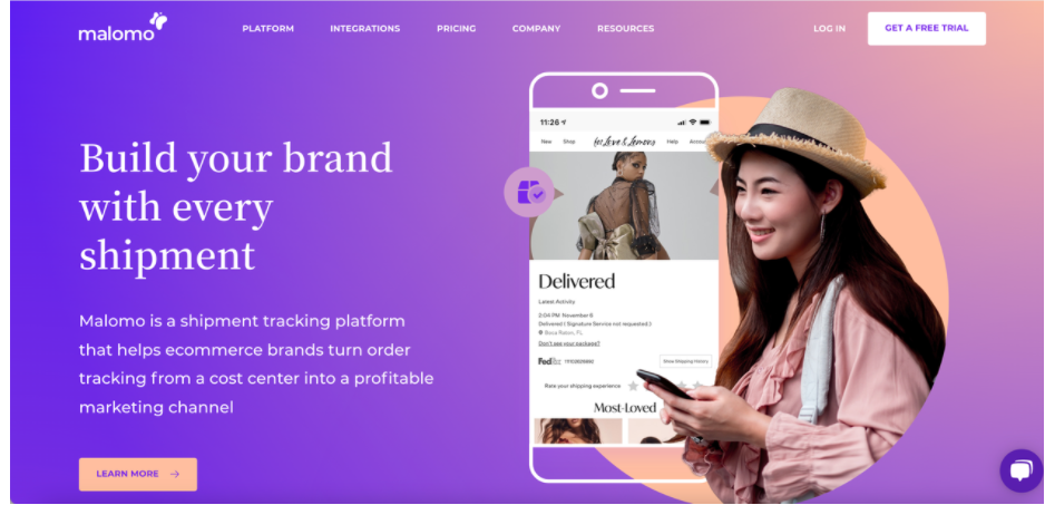 Malomo Shopify app