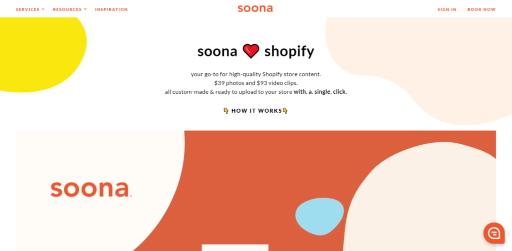 Soona Shopify app