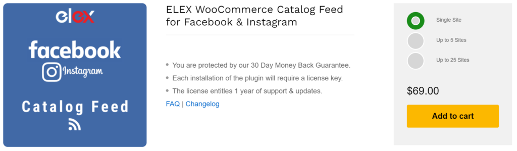 ELEX WooCommerce Catalog Feed for Facebook & Instagram | Best Plugins to Sync WooCommerce Product Catalog with Facebook