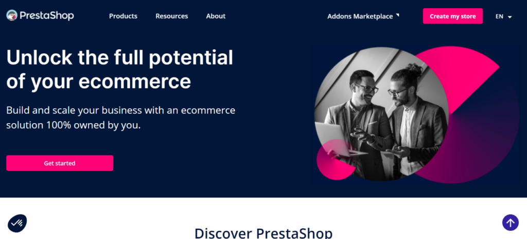 PrestaShop | أفضل منصات تجارة إلكترونية
