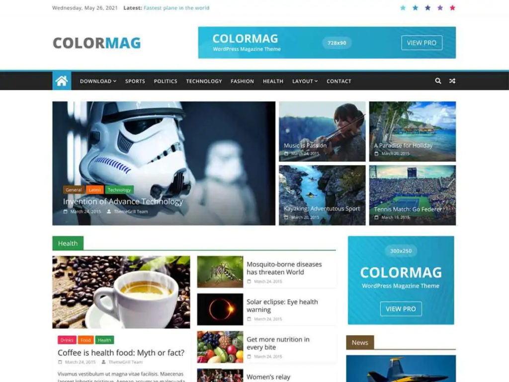 ColorMag - WordPress theme