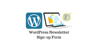Create Newsletter Sign-up Form