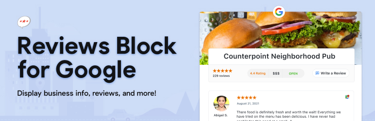 Reviews Block for Google