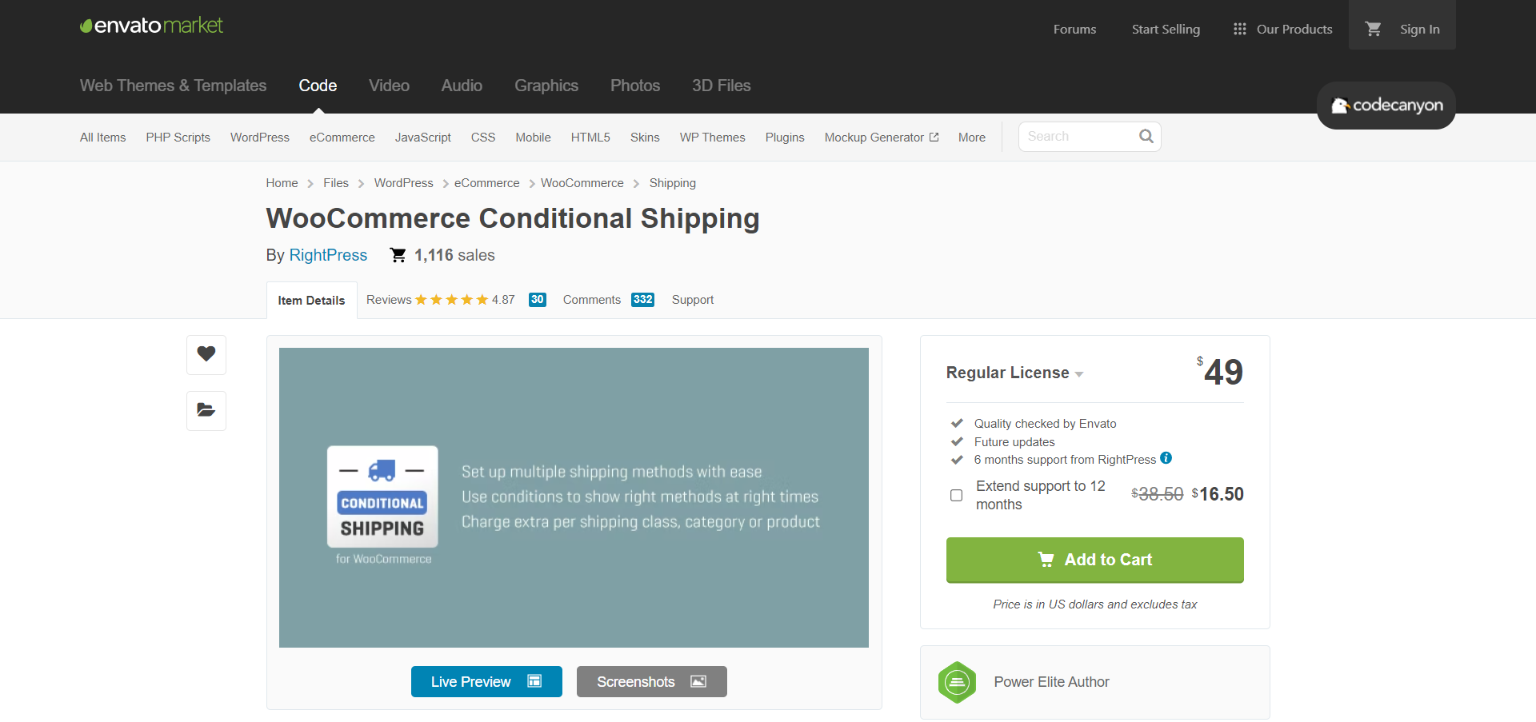 WooCommerce Conditional Shipping 