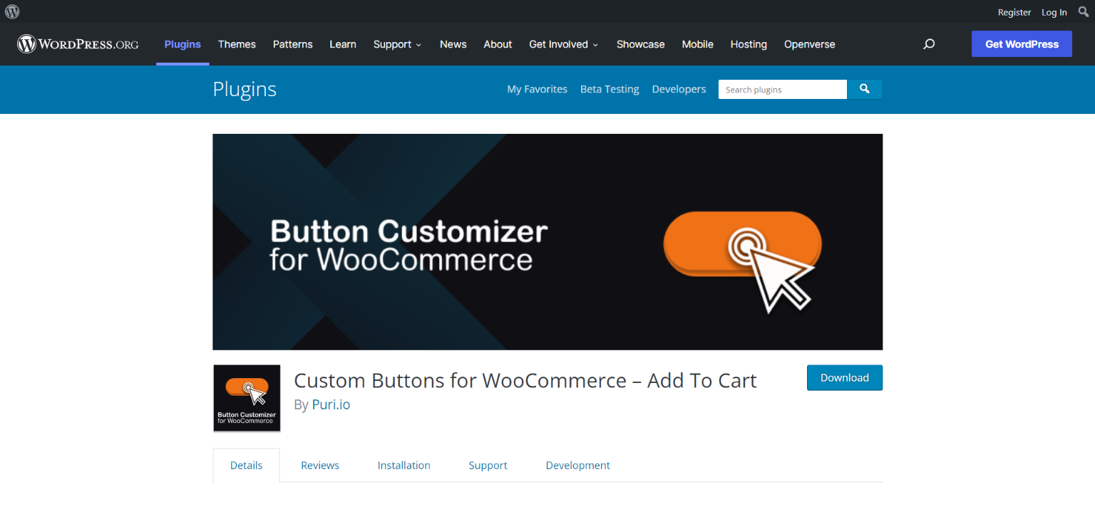 Button Customizer for WooCommerce plugin