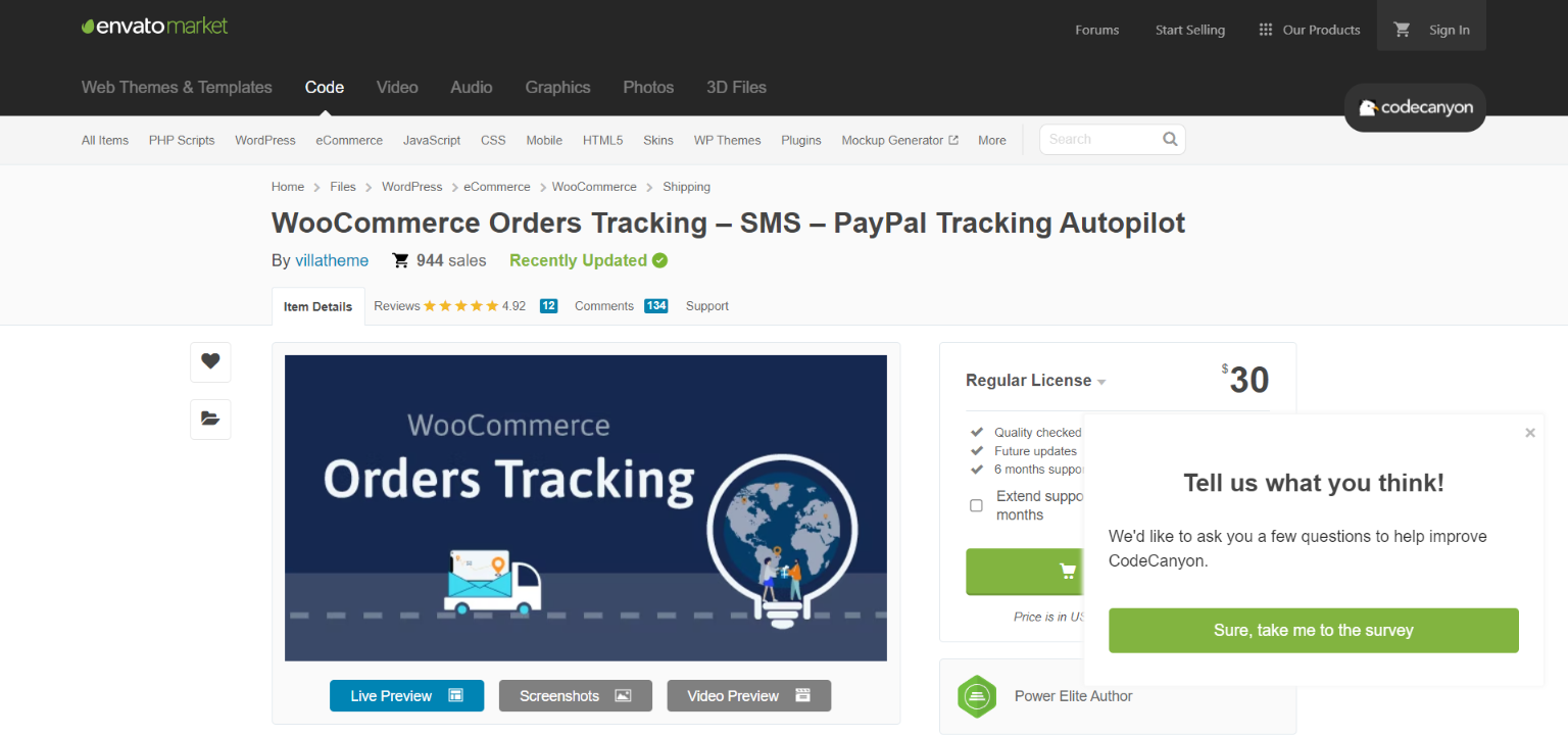 WooCommerce Orders Tracking plugin