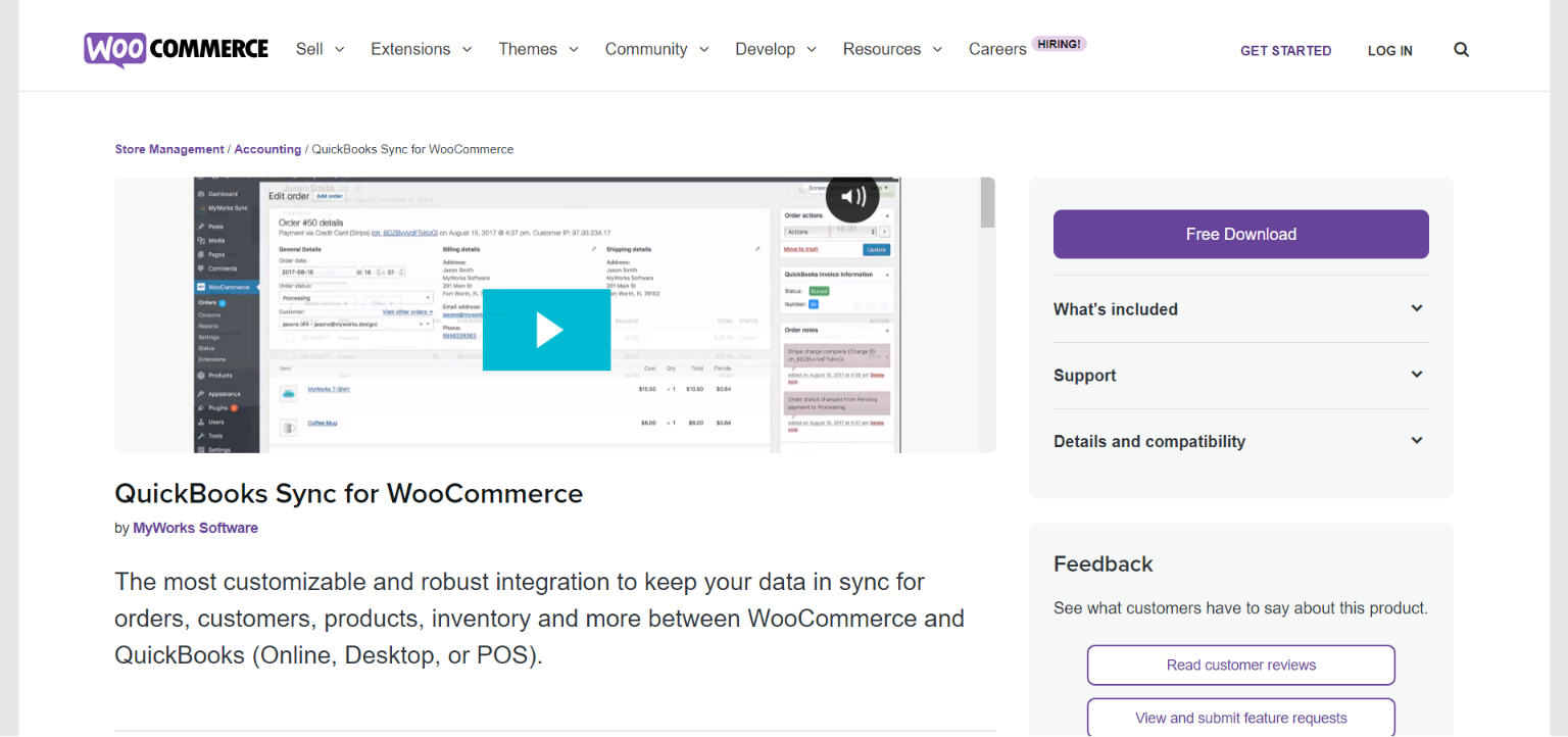 QuickBooks Sync for WooCommerce