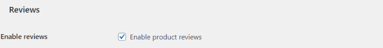 Enable Reviews