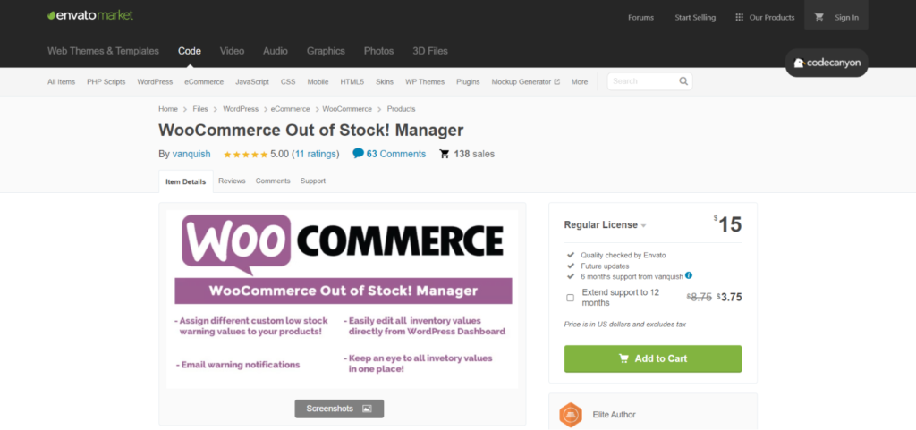 WooCommerce Out Of Stock! Manager