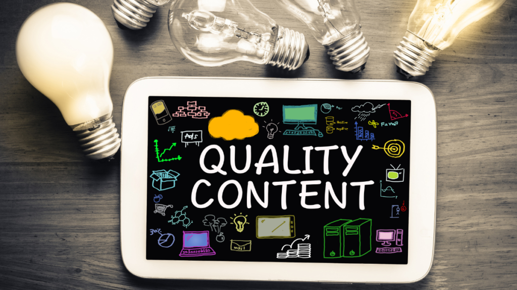 Quality content -  SEO Tips
