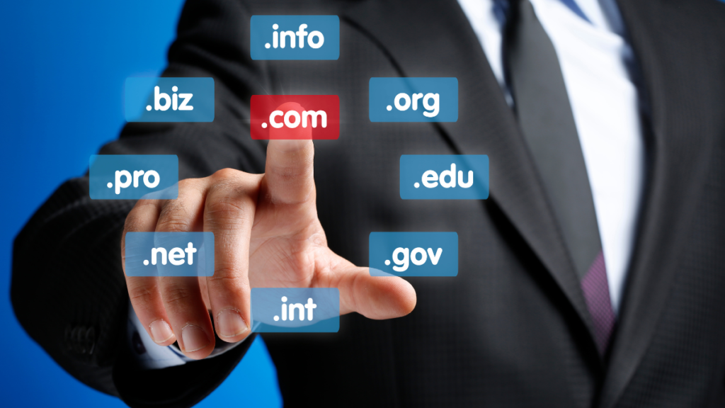 Image of Registering Domain NAme