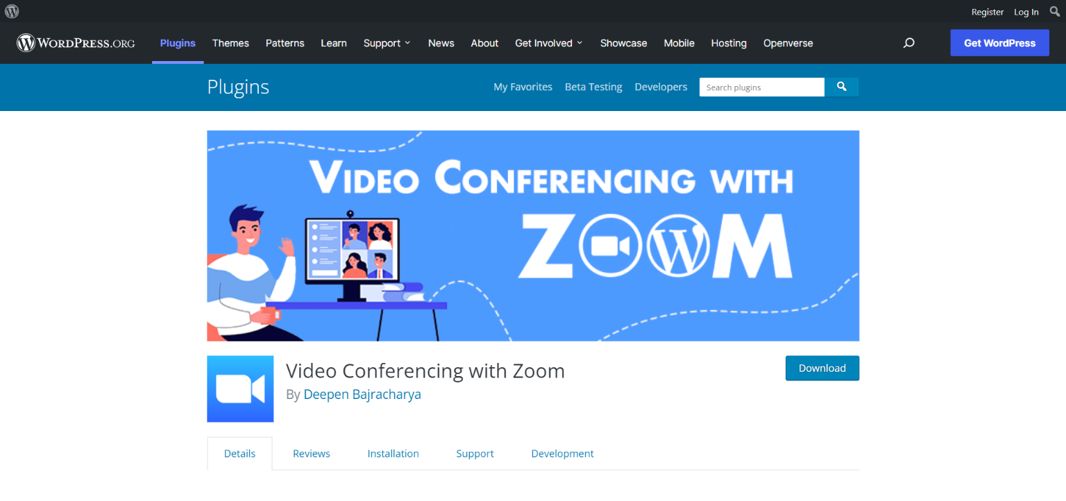 Video Conferencing with Zoom plugin