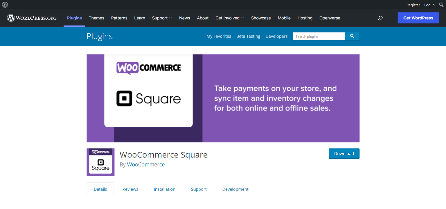 Square by WooCommerce plugin