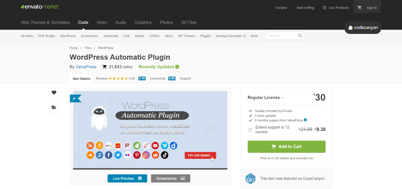 WordPress Automatic Plugins