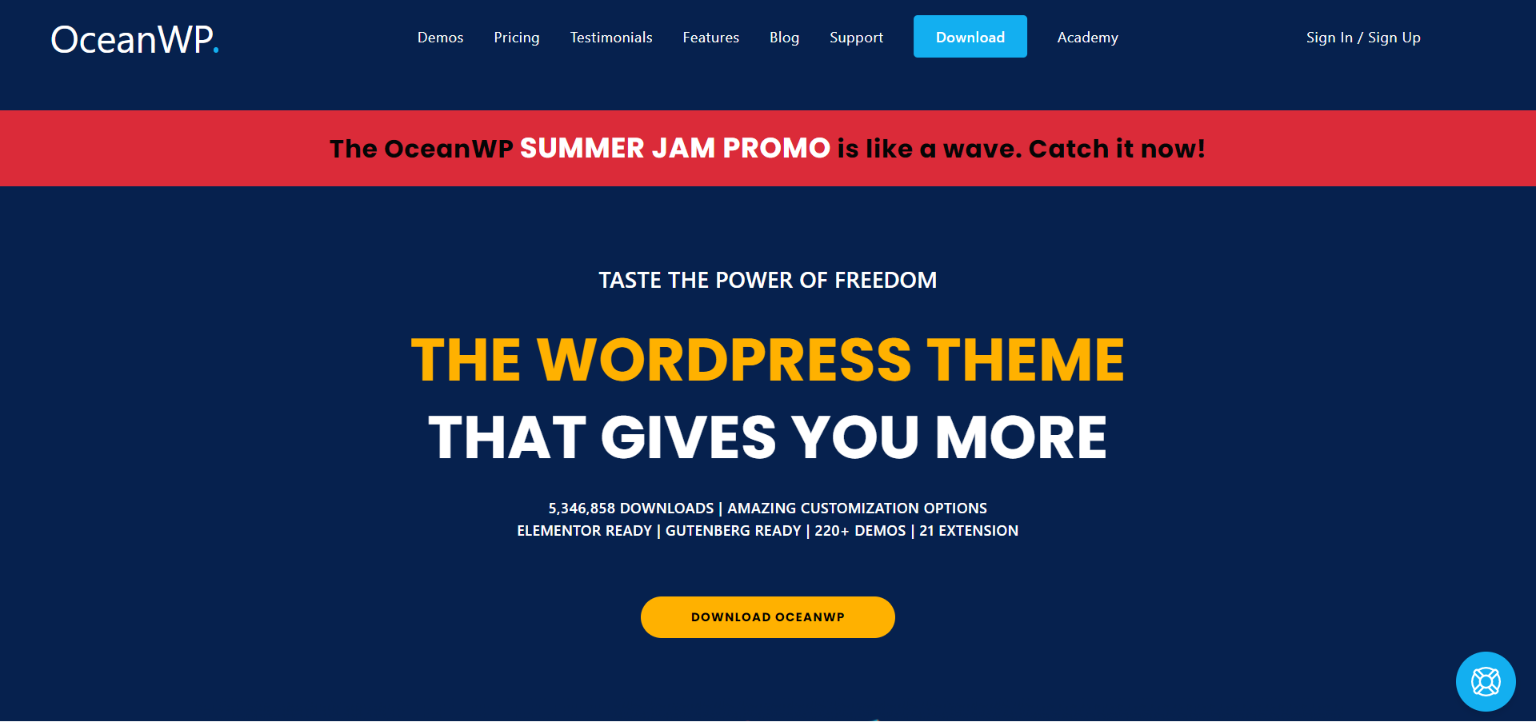 OceanWP theme