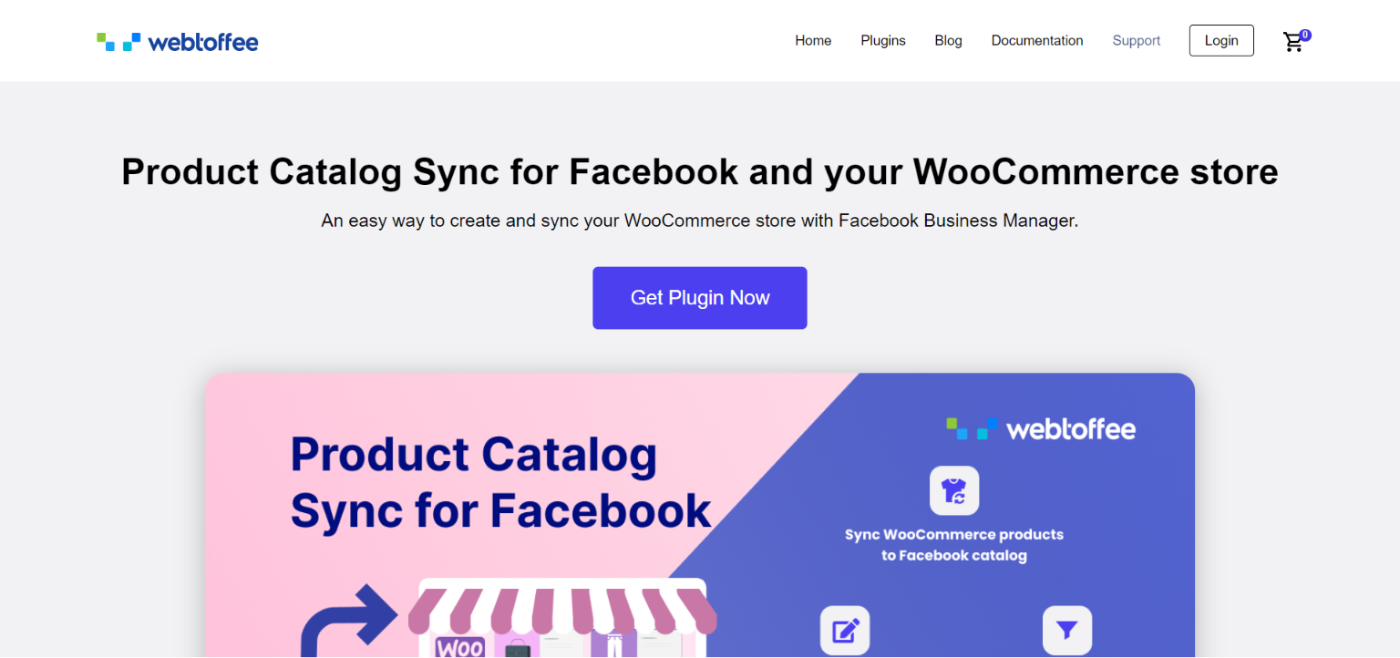 Product Catalog Sync for Facebook by WebToffee plugin is one of the most recognized vendors