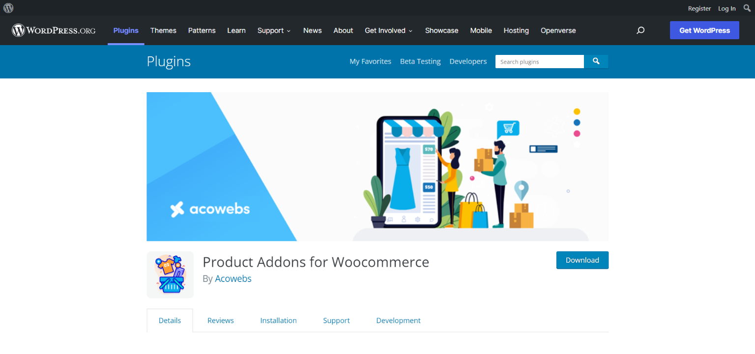 WooCommerce Product Addons plugin