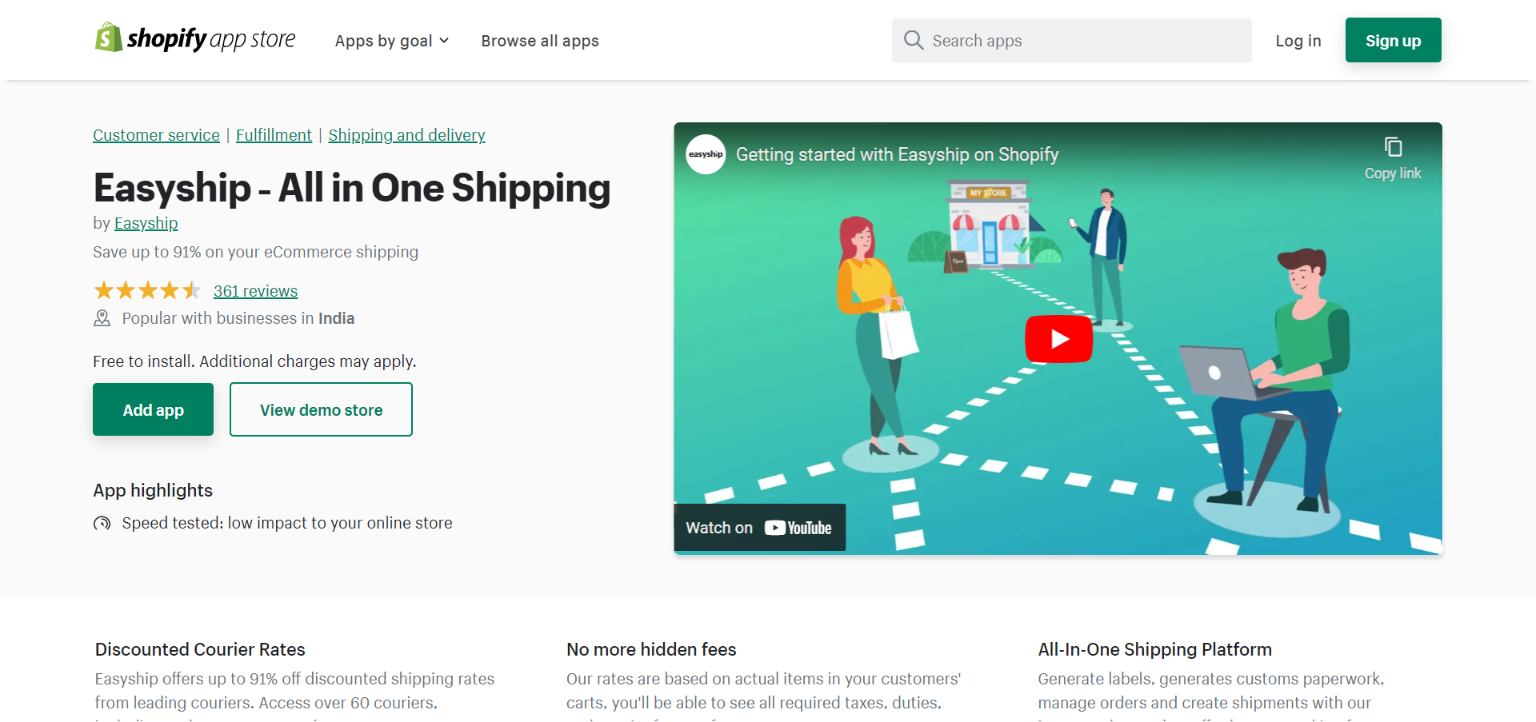 Easyship All-in-one shipping plugin