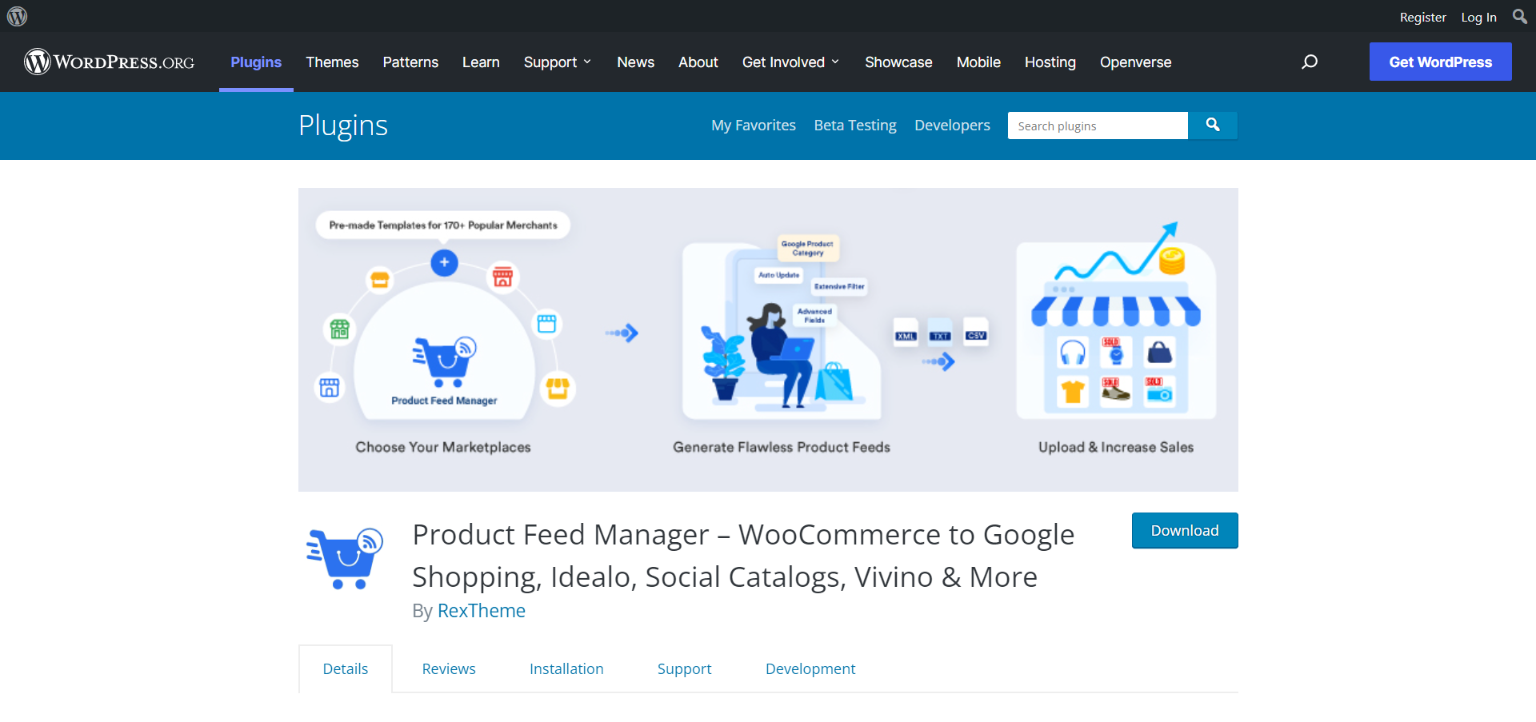 WooCommerce Product Feed Manager by RexTheme