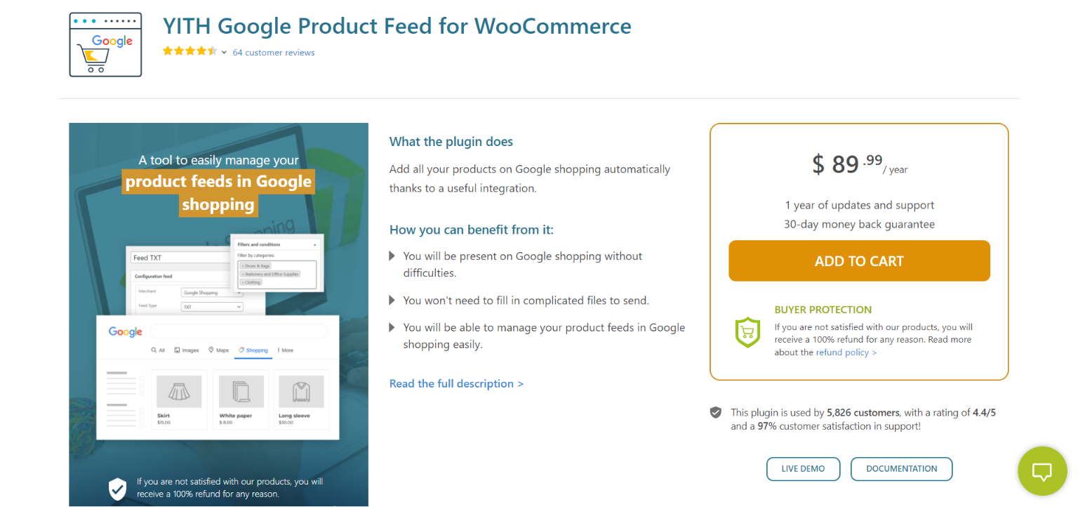 YITH Google Product Feed for WooCommerce