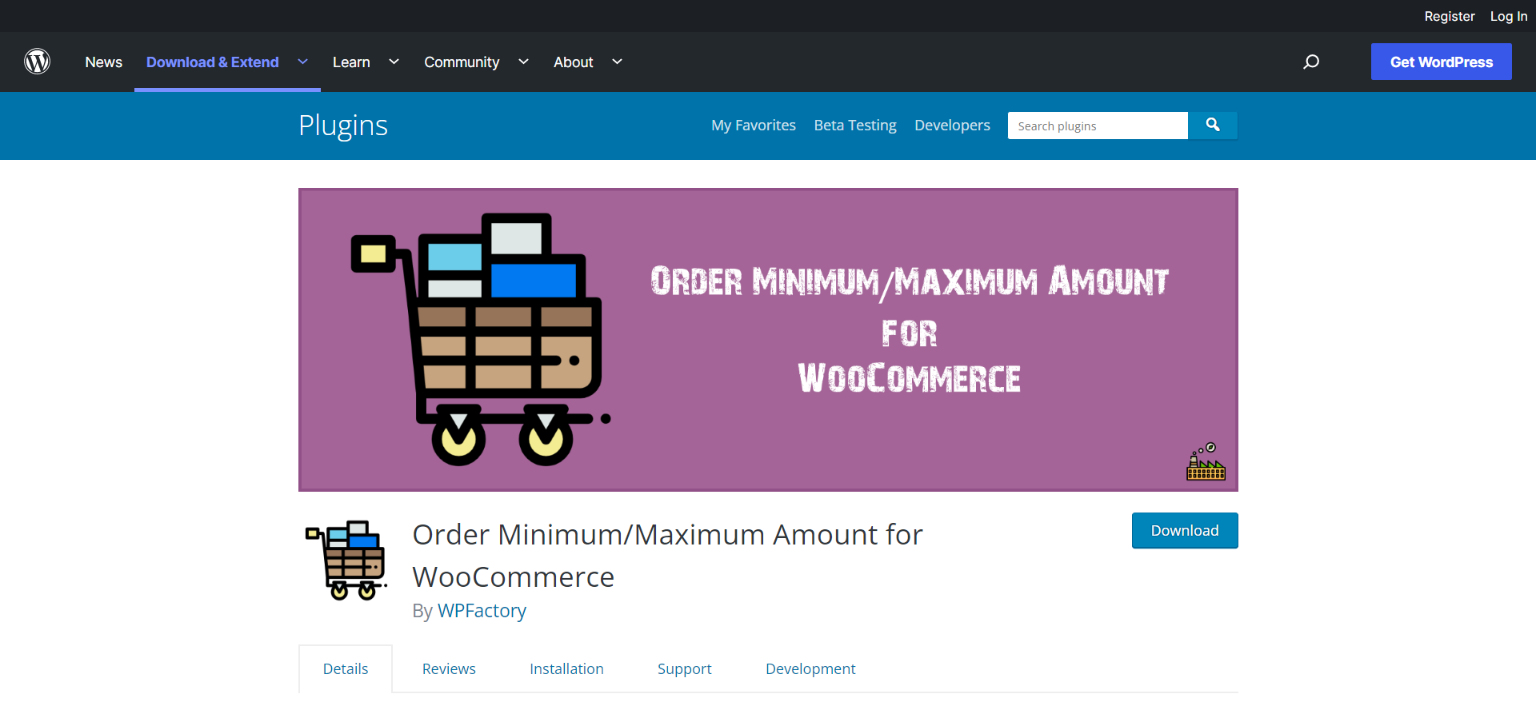 Order Minimum/Maximum Amount for WooCommerce